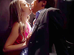 Beneath Crimson Glow, Aori Arise Blooms Like A Silent Flame. - 1 With Arise Aori And Marin Omi