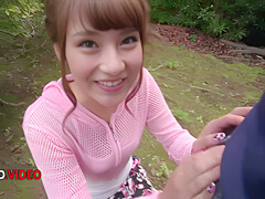 Anna Anjos Seductive Allure Heats Up Outdoors With Her Perfect Japanese Blowjob Skills With Anna Anjyo