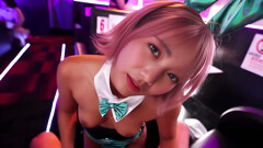 Start-520 Shell Insult Your Pathetic Little Dick But Still Give You A Handjob Over And Over, And Even Let You Have Sex With Her! The Worst-turnover Insulting Bunny Girl In Japan - Hoshi Noriko And Riko Hoshino