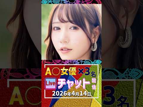 4/14(火)【A〇女優3名】生ライブチャット 配信スケジュール サムネイル